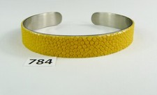 784) Rochenleder Armreif 1 cm