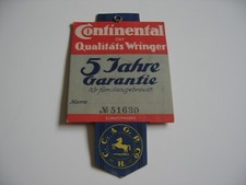 Werbung Reklame CONTINENTAL der Qualitäts Wringer Wäschepresse Wäschewringer ALT