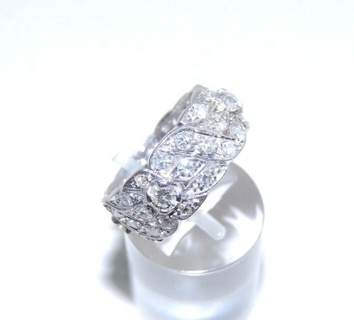 Vintage platin ring mit - vintage,