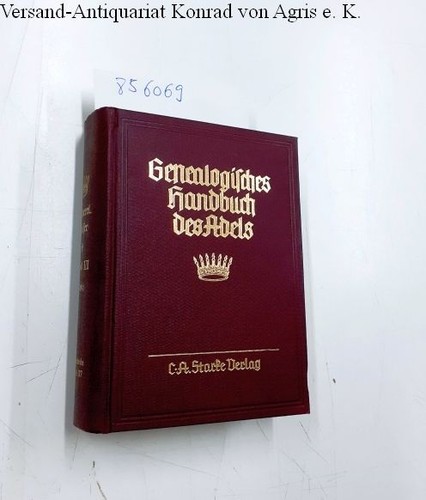 Genealogisches handbuch der - handbuch,