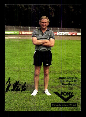 Hans strater autogrammkarte - hans,