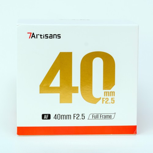 7artisans 40mm sony - f2.5,