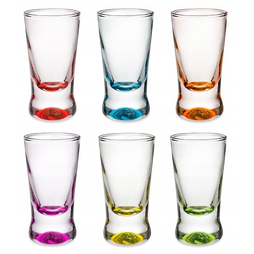 Bunte schnapsgläser 28ml 6er - bunte,