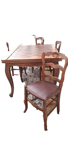 Esszimmer tisch mit - -,