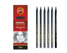 6 Vollminen Bleistifte - HB 2B