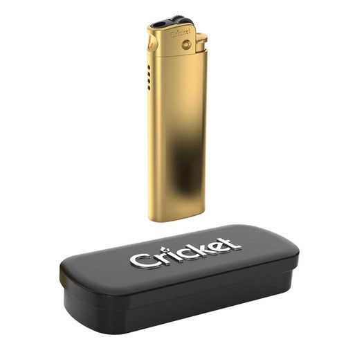 Cricket reibradfeuerzeug gold - cricket,