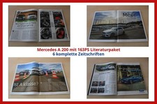 Mercedes A 200 mit 163PS Literaturpaket - 6 komplette Zeitschriften