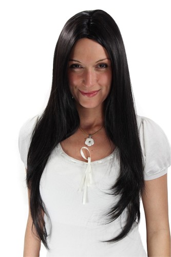 Damenperücke wig schwarz - damenperücke,
