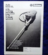 Hirschmann Motorantenne, originale Werbung aus 1983
