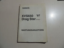 Werkstatt hand buch Wartungs Reparatur anleitung Yamaha XVS650 Drag Star 1997