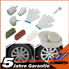 Felgen Polierset Werkzeug Polierscheibe Set 11tlg Felgen Für bohrmaschine Tool