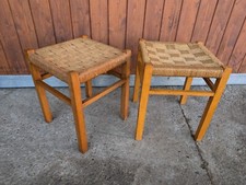 Vintage Sitzhocker Art Deco