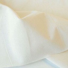 Natur Baumwolle  Nessel-Stoff zum Nähen u Dekorieren Meterware Roh-Baumwolle