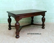 ANTIK! Ausziehisch restauriert Neo-Historismus um 1920 Eiche Esstisch 140 x 90cm