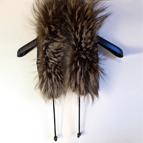 Silberfuchs pelz kapuze kragen - pelz,