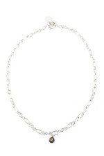 PURELEI Statementkette Damen Kette silberfarben Casual-Look