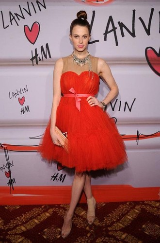 Women lanvin dress red - lanvin,