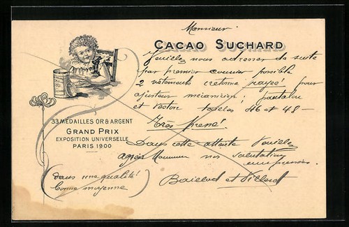 Reklame cacao suchard - ak,