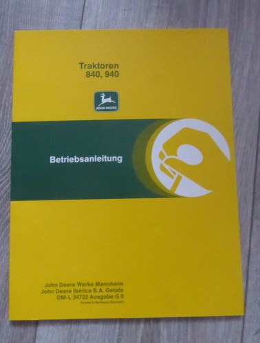John deere schlepper 840 940 - john,