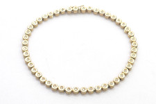 CHRIST Armkette 585 Gold 14 Karat Gelbgold Tennisarmband Diamanten oro G3725/25