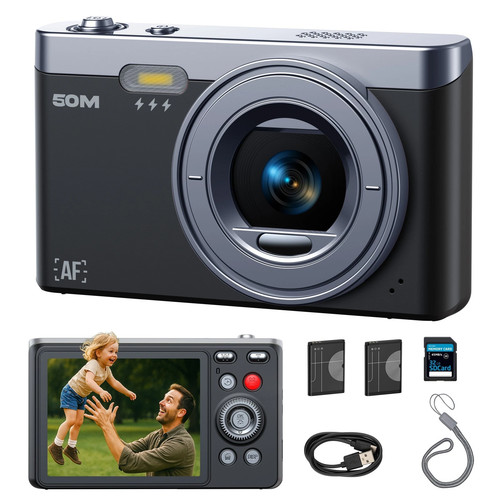 Fhd 1080p digitalkamera 50mp - fhd,