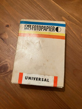 ORWO BN111 Fotopapier 7,4x10,5 100 Blatt Vintage BW SW Glossy DoubleWeight