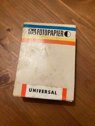 Orwo bn111 fotopapier - fotopapier, 7,4x10,5