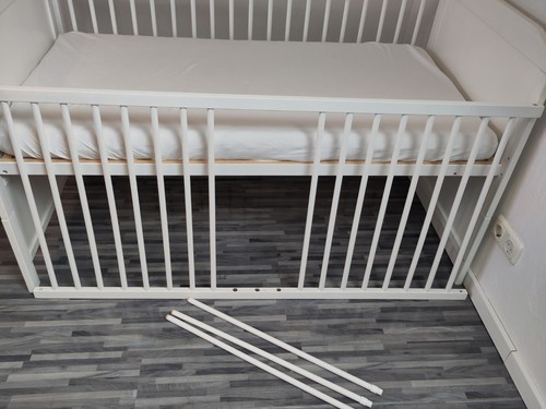Babybett kinderbett weiß - /,