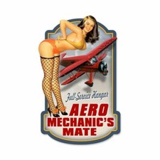XXL Blechschild Aero Mechanics