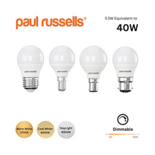 LED Dimmbar Golf 5,5W=40W BC