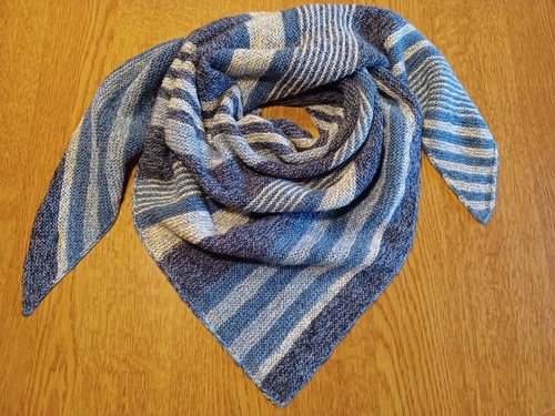 Dreiecktuch handgestrickt - dreiecktuch,, handgestrickt-