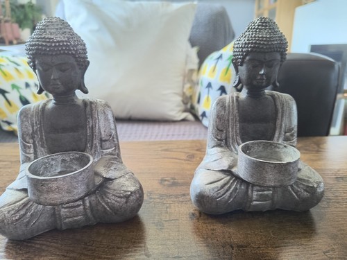 Buddha statue zen teelichter - zen,