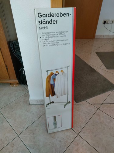 Garderobenständer mobil - garderobenständer,