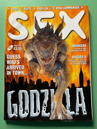Sfx magazine aug - aug-1998, godzilla