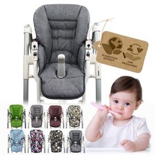 Ersatzbezug Sitzkissen für Hochstuhl kompatibel mit Peg Perego Prima Pappa Diner