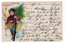 DSWA 1905 INCOMMING Neujahrs-Karte zum Dampfer ERICH WOERMANN (BA8739