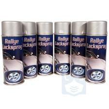 6x Felgensilber Spraydose