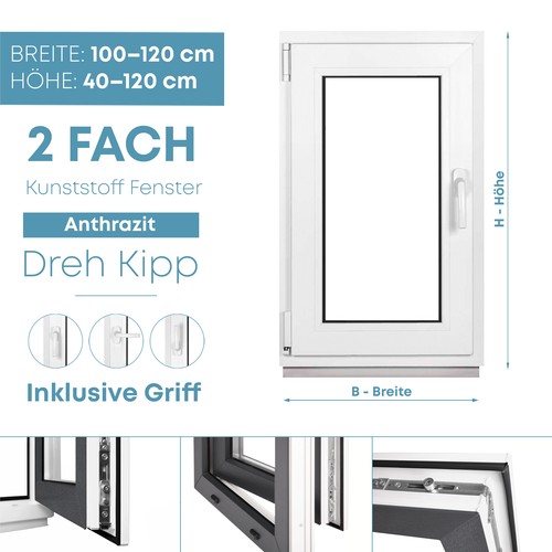 Kellerfenster anthrazit - kellerfenster,