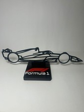 Formel 1 Deko Auto Silhouette Schwarz F1 Geschenk Fan Modell Racing