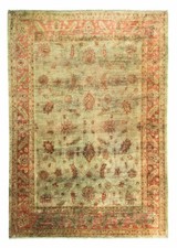 Morgenland Ziegler Teppich - 283 x 215 cm - grün