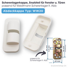 Scherenlagerkappe Abdeckkappen