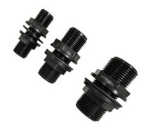 PP Tankdurchführung Flanschverbindung  Gewindefitting Tankverschraubung mit AG