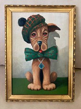 HUNDE-Gemälde Bild Detektiv