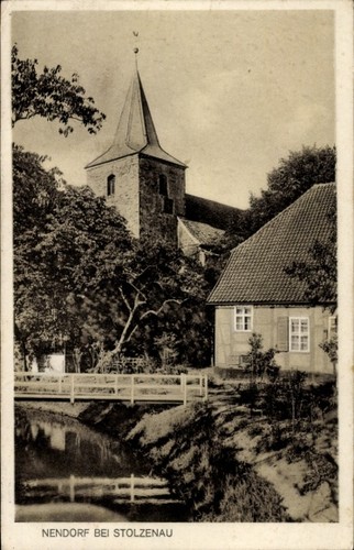 Nendorf stolzenau der - ak,