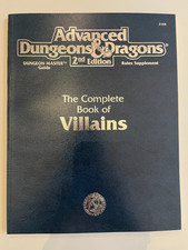 AD&D 2nd Edition -The Complete Book of Villains 2144 - VF+