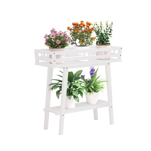 Weiß blumenständer - weiß,