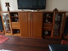 Hülsta Highboard XXL in Kirschbaum Vitrinen Beleuchtung VARIANT PLUS Flair Messi