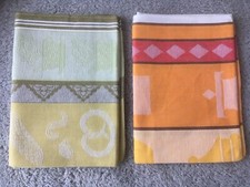 2er Set Geschirrtücher, Motiv Gewürzbehälter & Motiv Backwaren - NEU