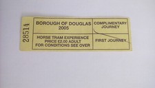 Borough of Douglas Pferd Straßenbahn Ticket