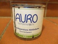 Bio AURO Naturdispersions-Abtönfarbe Erd-Schwarz  Nr. 338 Inhalt 0,5 Liter